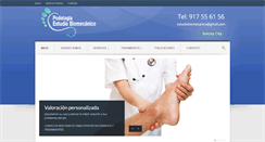 Desktop Screenshot of clinica-podologica.com
